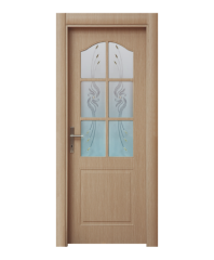 BY-107 Porte intérieure Placage pvc ou Laqué